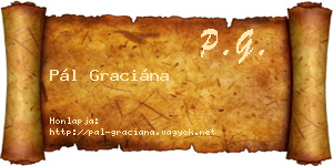 Pál Graciána névjegykártya